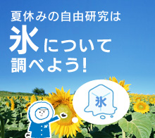 夏休みの自由研究は氷について調べよう！
