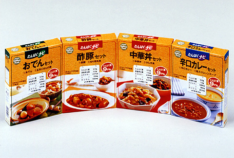 株式会社ニチレイフーズダイレクト限定販売レトルト食品「たんぱくナビ」シリーズ